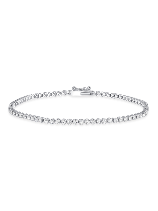 Cupcake Diamond Tennis Bracelet 14K